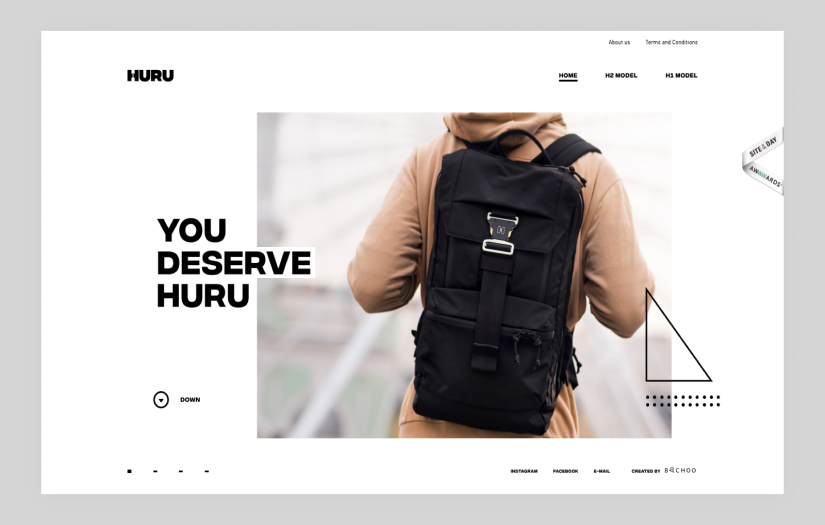 Huru — real life-like online product presentation screenshot 1